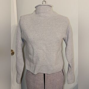Wilfred Light Gray Turtleneck Sweater